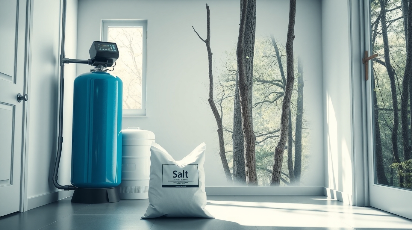 Tratamiento de aguas con sal