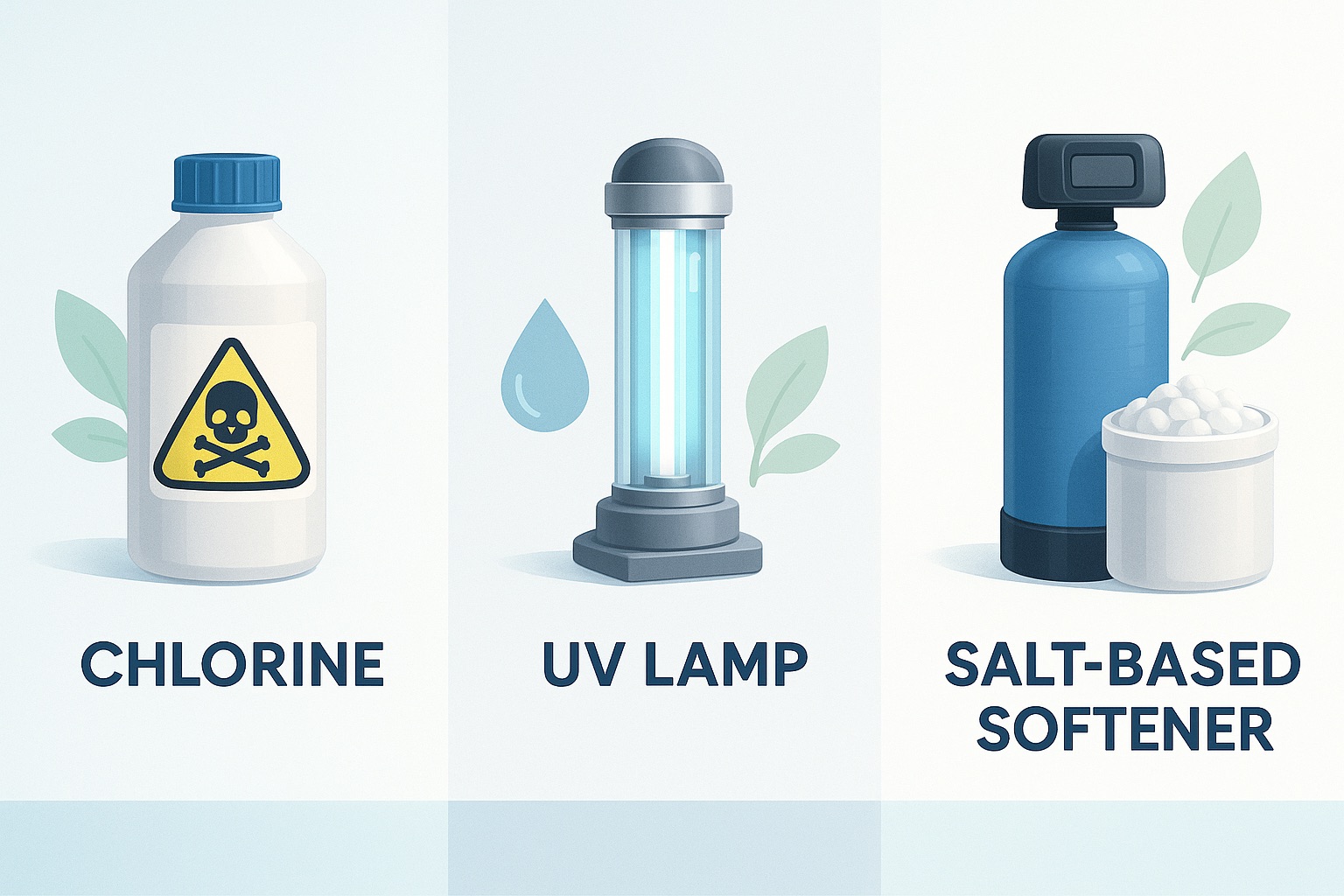 Tratamiento de aguas con sal